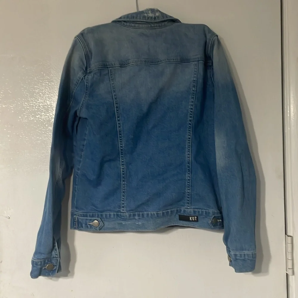 Kut from the kloth distressed Jean jacket - Picture 4 of 10